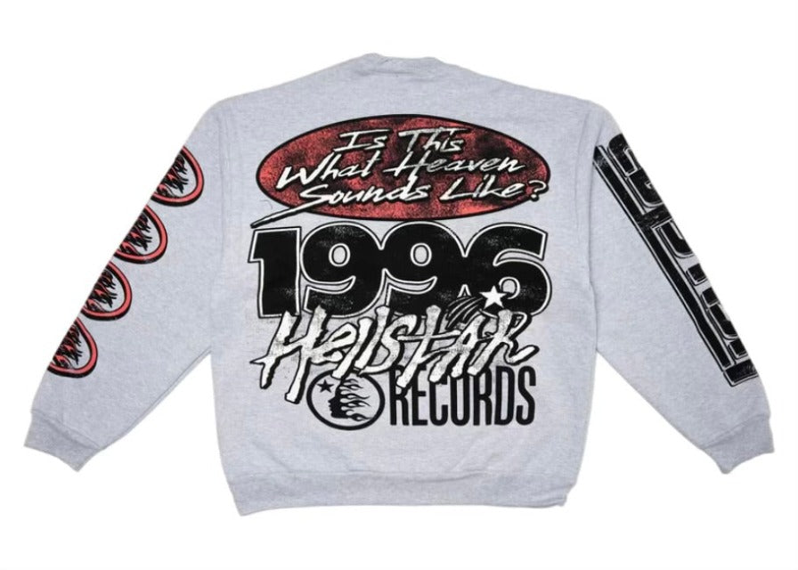 Hellstar Records Crewneck Grau