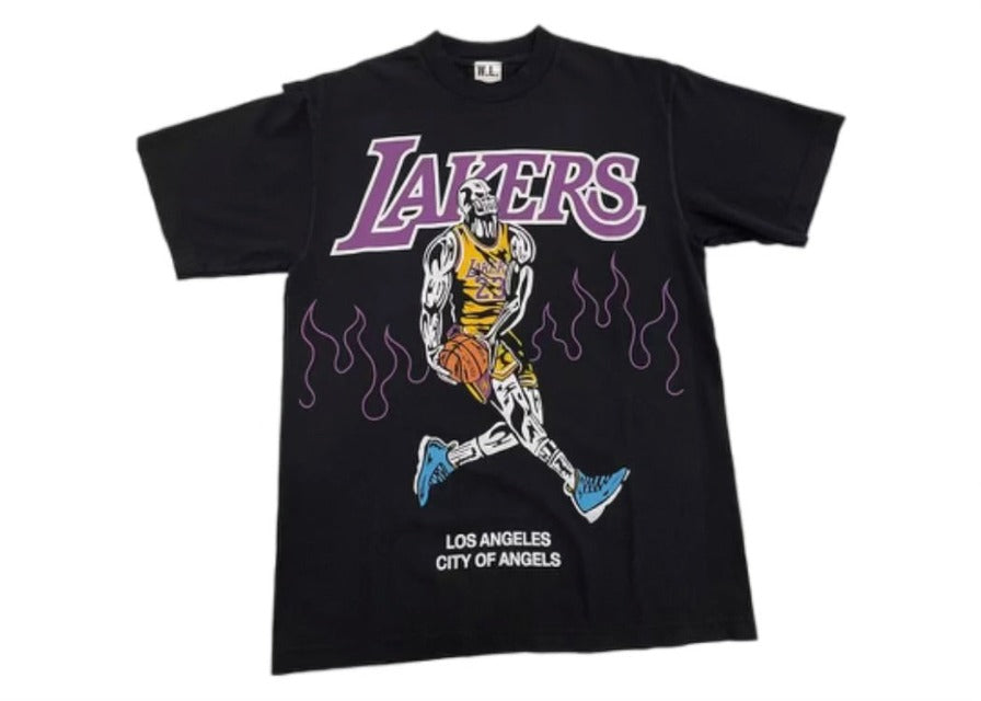 Warren Lotas Lebron James Flames T-Shirt